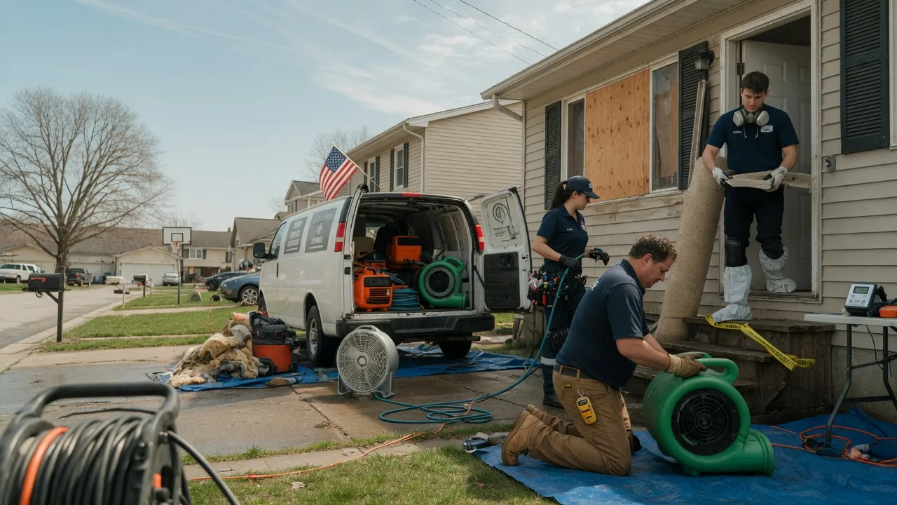 Water Damage Restoration in North Freedom, WI near me